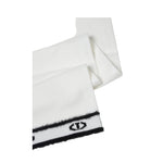 Twinset Sciarpa tinta unita con Logo Panna per Bambina 252GJ501JX PANNA TWINSET 
