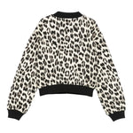 Twinset Felpa tinta unita Maculata Beige per Bambina 252GK2023 BEIGE TWINSET 