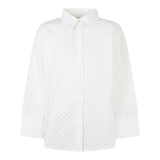 Twinset Camicia tinta unita con Brillantini Bianco per Bambina GJ2330 BIANCO TWINSET 