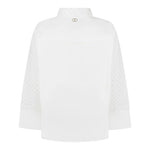 Twinset Camicia tinta unita con Brillantini Bianco per Bambina GJ2330 BIANCO TWINSET 