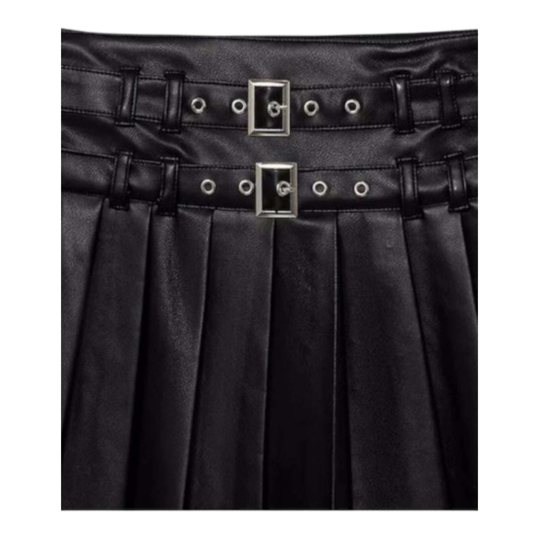 Guess Gonna In Ecopelle tinta unita Nero per Bambina J5YD04WFV60 NERO GUESS 