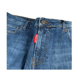 Twoplay Jeans tinta unita con Strappi Blu per Bambino 009940R BLU TWOPLAY 