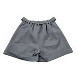U+È Short tinta unita con Brillantini Grigio per Neonata UE1922 GRIGIO U+è 