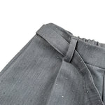 U+È Short tinta unita con Brillantini Grigio per Neonata UE1922 GRIGIO U+è 