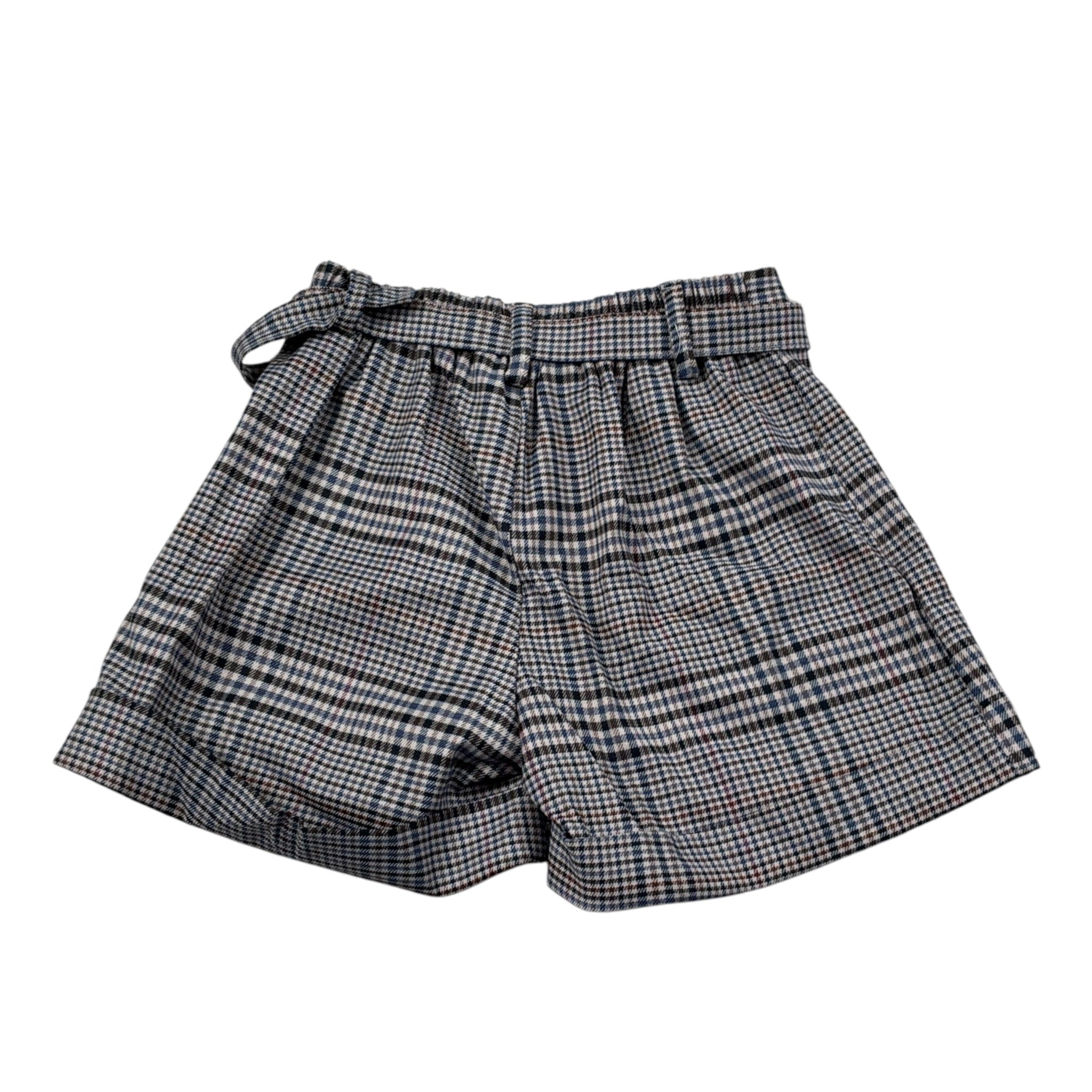 U+È Short Stampa Fantasia con Cinturino Blu per Bambina UE1924 BLU U+è 