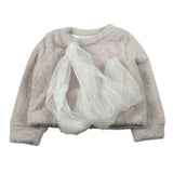 U+È Maglia tinta unita con Fiocco Rosa per Bambina UE1942 ROSA U+è 
