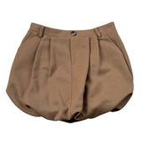 U+È Short tinta unita con Elastico In Vita Cammello per Bambina UE1961 CAMMELLO U+è 