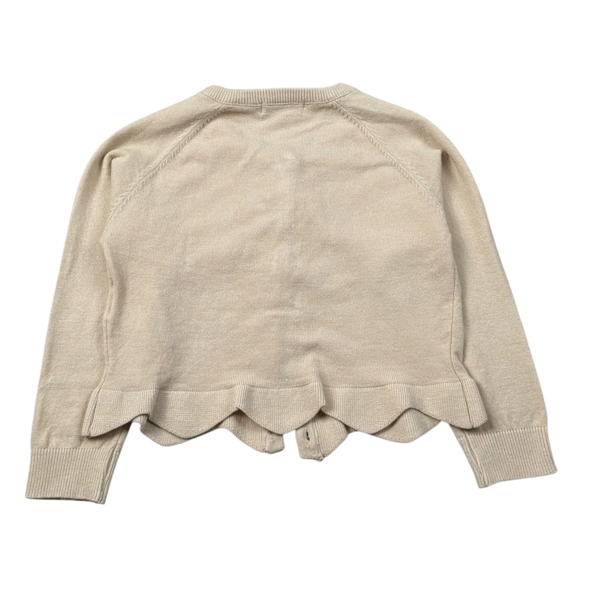 U+È Cardigan Tinta Uita Beige per Bambina UE1996 BEIGE U+è 