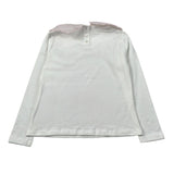 U+È Shirt tinta unita con Colletto In Contrasto Bianco per Neonata UE1999 BIANCO U+è 