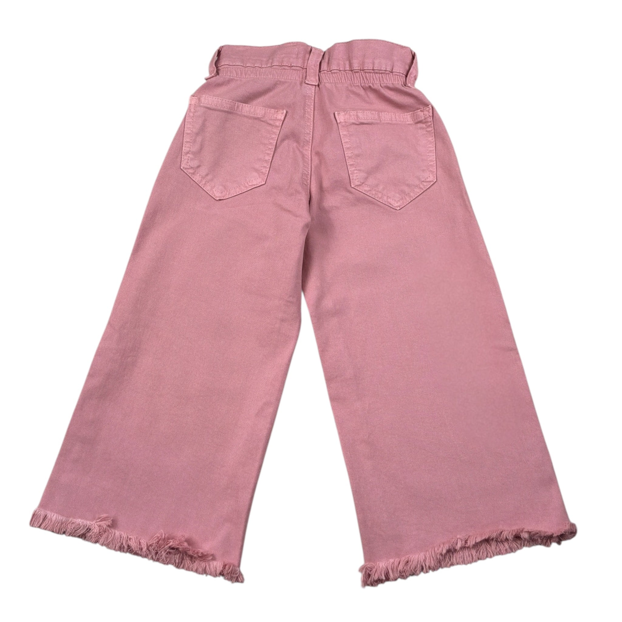 U+È Pantalone tinta unita Modello Palazzo Rosa per Neonata UE2032 ROSA U+è 
