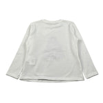 U+È Shirt Girocollo tinta unita con Stampa Bianco per Bambina UE2061J BIANCO U+è 