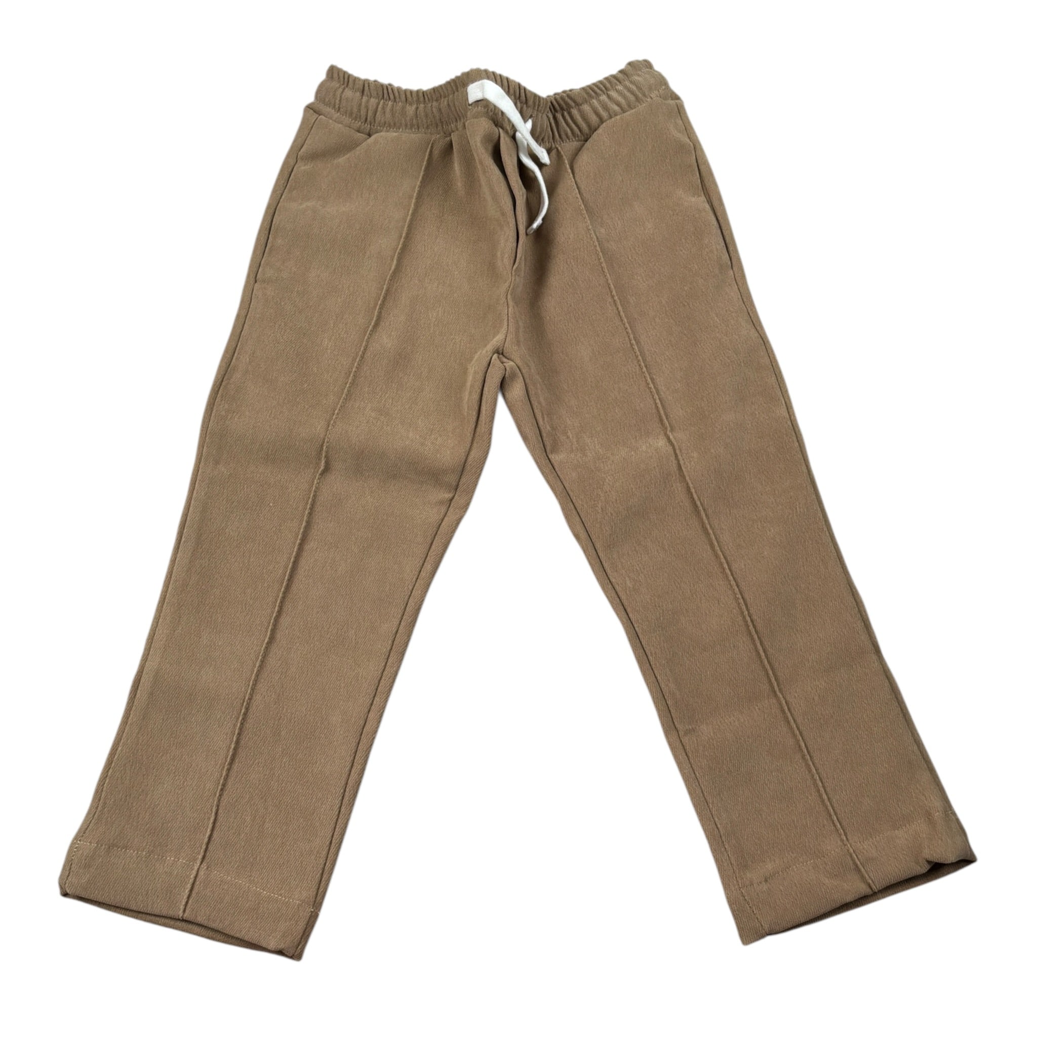 U+È Pantalone tinta unita con Elastico In Vita Biscotto per Bambino UEM0432 BISCOTTO U+è 