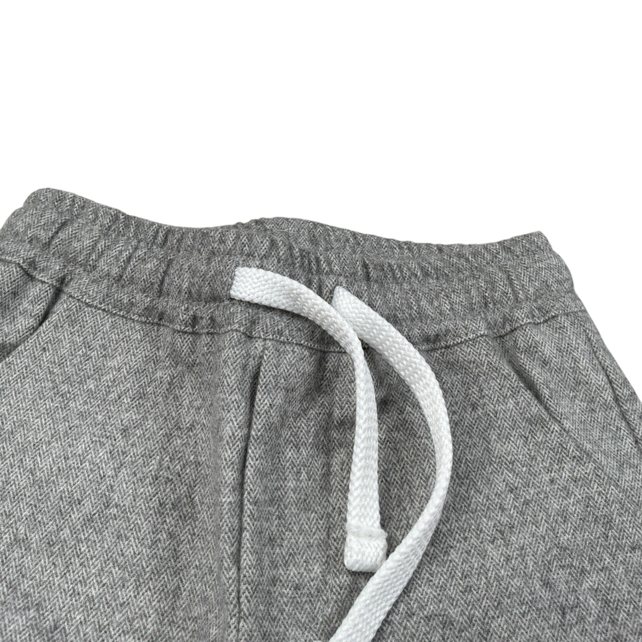 U+È Pantalone tinta unita con Elastico In Vita Grigio per Neonato UEM0468X GRIGIO U+è 