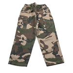 U+È Pantalone tinta unita con Fantasia Militare Verde per Bambino UEM0591X VERDE U+è 