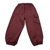 U+È Pantalone tinta unita con Elastico In Vita Bordeaux per Bambino UEM0671 BORDEAUX U+è 