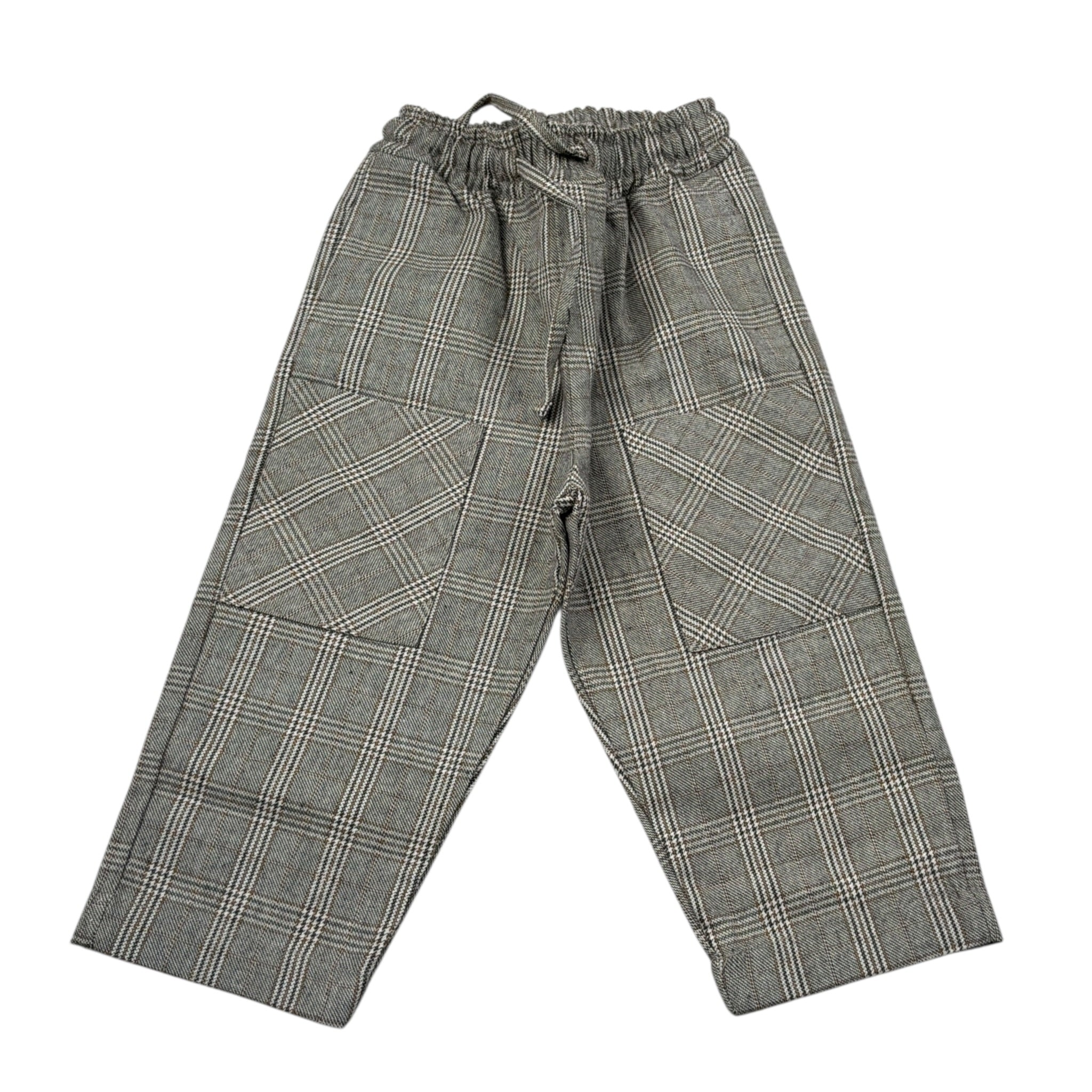 U+È Pantalone Stampa Fantasia con Elastico In Vita Beige per Neonato UEM0718 BEIGE U+è 