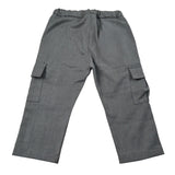 U+È Pantalone tinta unita con Elastico Grigio per Bambino UEM183 GRIGIO U+è 