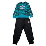 Umbro Completo 2 Pezzi Felpa-Pantalone Ottanio per Bambina 82G1T0029 OTTANIO UMBRO 