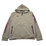 Umbro Felpa con Zip E Cappuccio tinta unita Beige per Bambina 82G1T0037 BEIGE UMBRO 