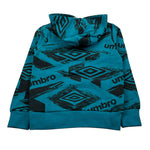 Umbro Felpa Chiusa tinta unita con Cappuccio Ottanio per Bambina 82GT10029 OTTANIO UMBRO 