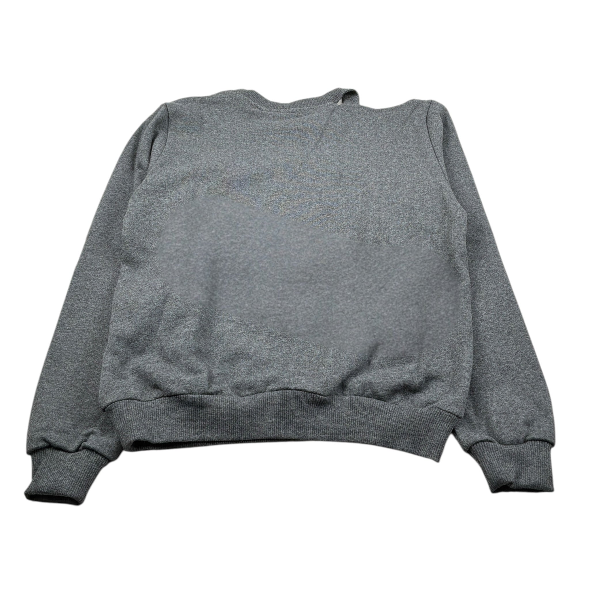 Umbro Felpa Chiusa Girocollo tinta unita con Stampa Grigio per Bambina JMJST02330 GRIGIO UMBRO 