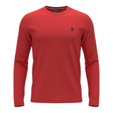 U.S. Pollo Assn Shirt tinta unita con Stampa Rosso per Bambino 000065X ROSSO U.S. POLO ASSN 