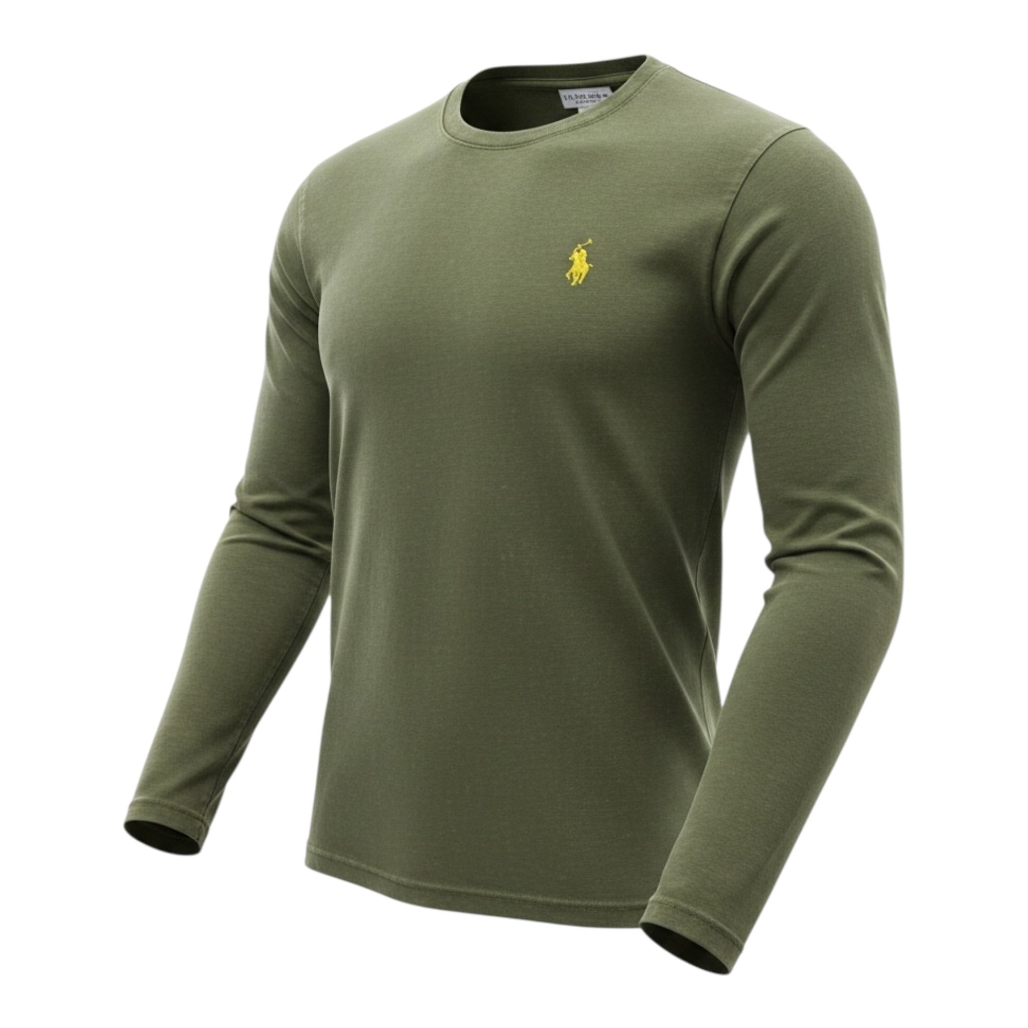 U.S. Pollo Assn Shirt tinta unita con Stampa Verde per Bambino 000065X VERDE U.S. POLO ASSN 