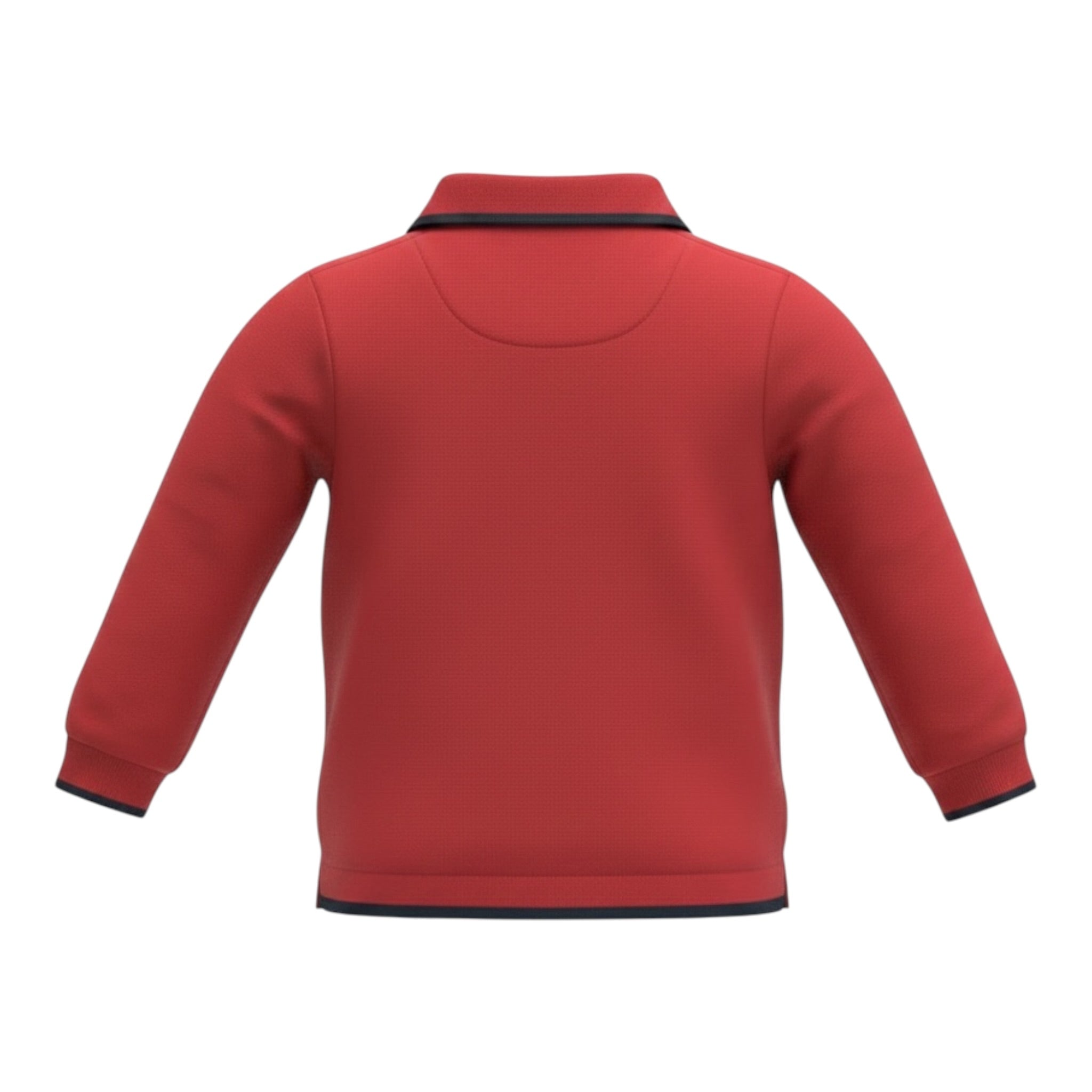 U.S. Pollo Assn Polo tinta unita con Logo Rosso per Neonato 000066N ROSSO U.S. POLO ASSN 