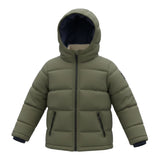 U.S. Pollo Assn Giubbino tinta unita con Zip E Cappuccio Verde per Bambino 000327X VERDE U.S. POLO ASSN 