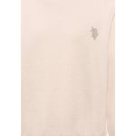U.S. Pollo Assn Maglia tinta unita con Logo Rosa per Bambina 002186 ROSA U.S. POLO ASSN 