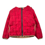 U.S. Pollo Assn Giubbino tinta unita con Zip E Cappuccio Rosso per Bambino US42527002J ROSSO U.S. POLO ASSN 