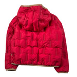 U.S. Pollo Assn Giubbino tinta unita con Zip E Cappuccio Rosso per Neonato US42527002 ROSSO U.S. POLO ASSN 