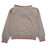 U.S. Pollo Assn Completo 2Pz Maglia-Pantalone tinta unita con Logo Fango per Bambina US631001 FANGO U.S. POLO ASSN 