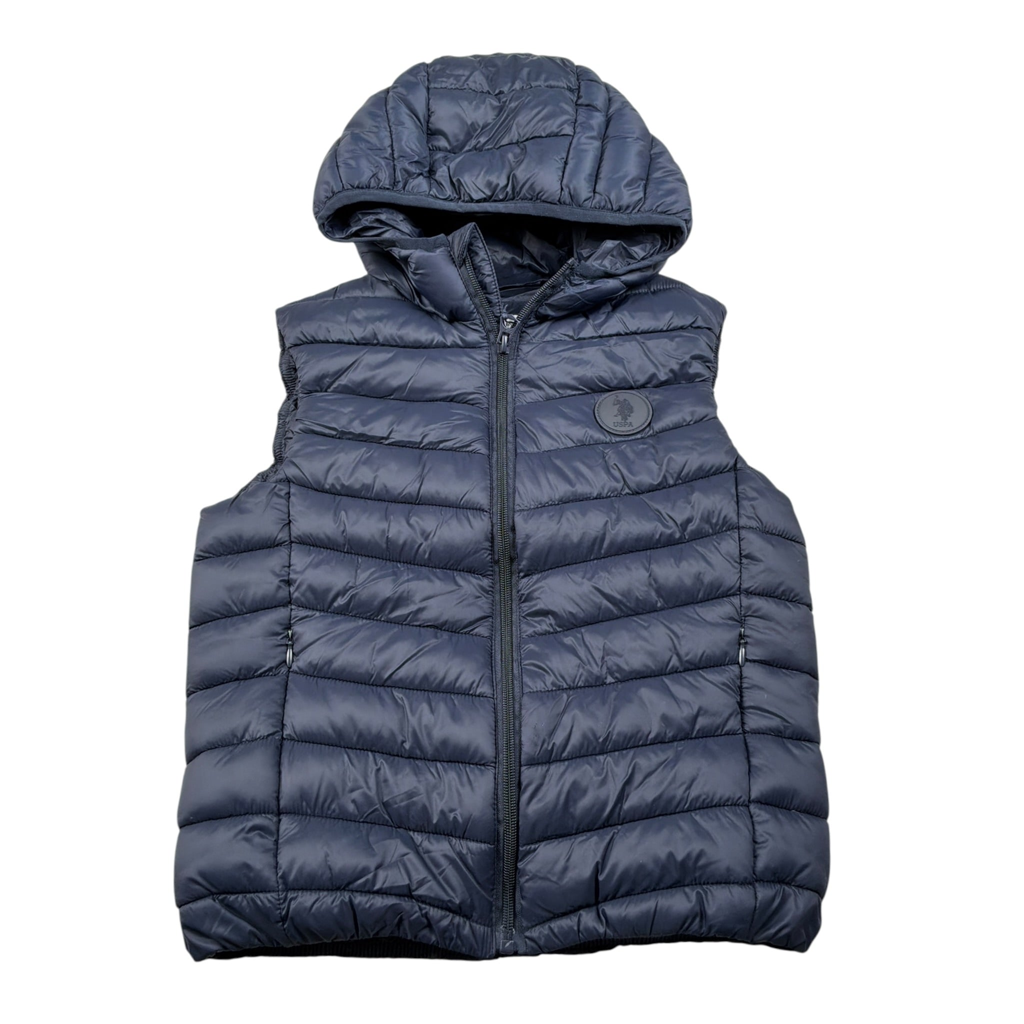 U.S. Polo Assn Smanicato tinta unita con Cappuccio Blu per Bambino US42516 BLU U.S. POLO ASSN 
