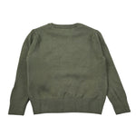 U.S. Polo Assn Maglia Girocollo tinta unita con Logo Verde per Neonato US425733 VERDE U.S. POLO ASSN 