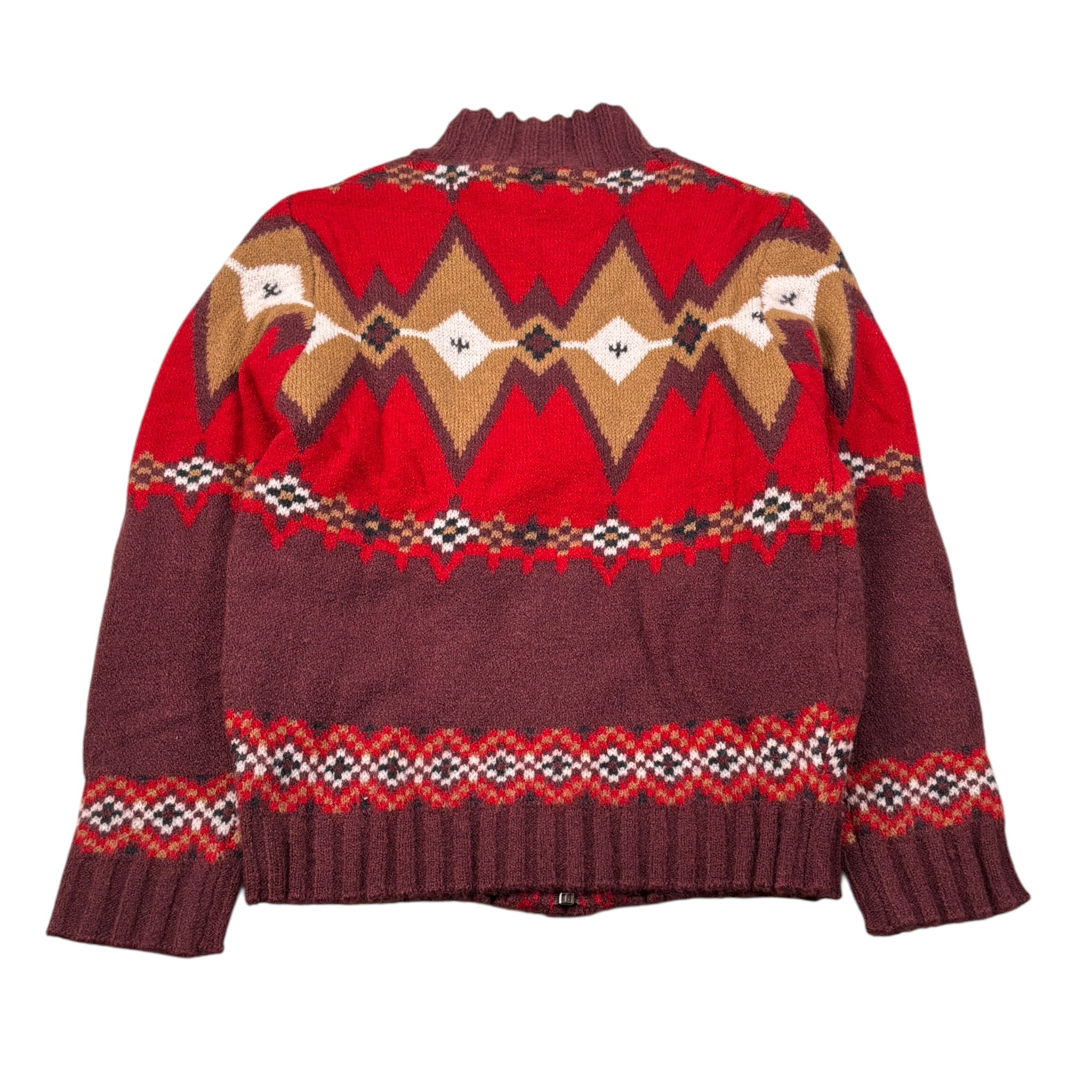 U.S. Polo Assn Maglia con Zip Tricolore Rosso per Bambino US42573 ROSSO U.S. POLO ASSN 