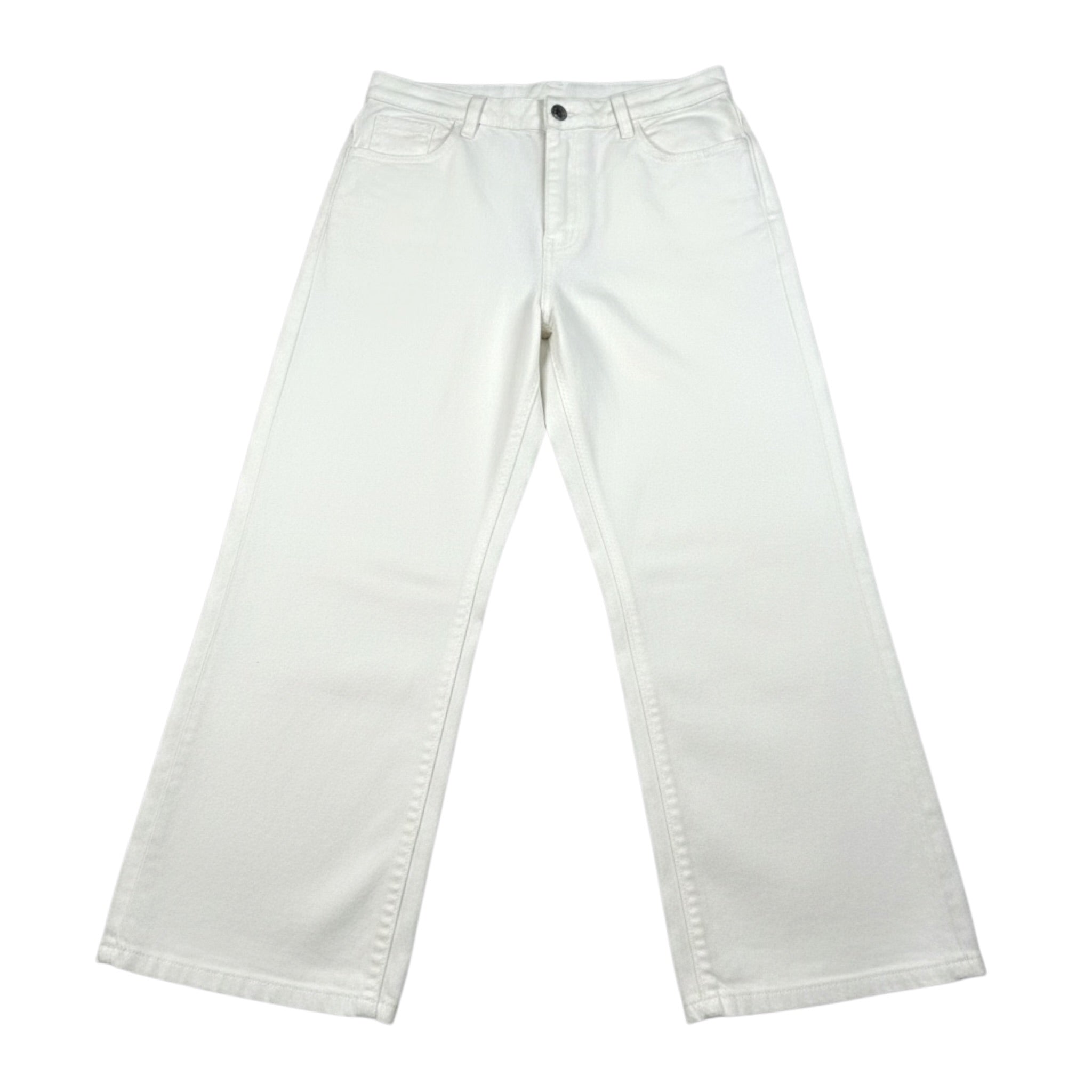 U.S. Polo Assn Pantalone tinta unita con 5 Tasche Bianco per Bambino US42648 BIANCO U.S. POLO ASSN 