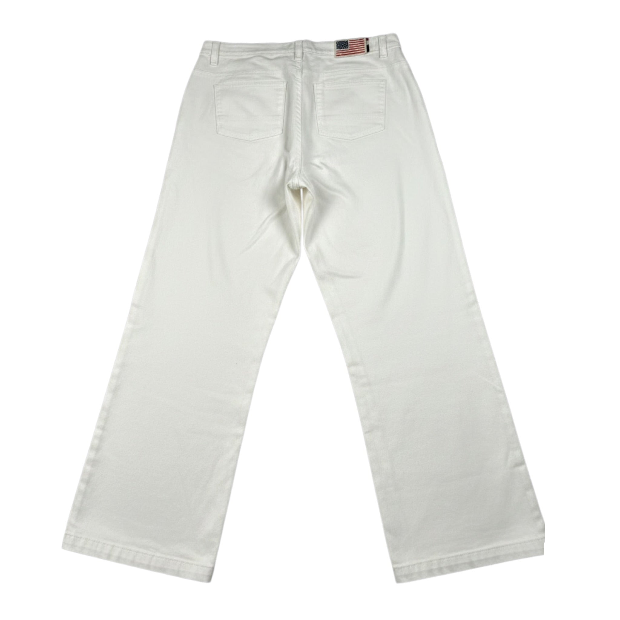 U.S. Polo Assn Pantalone tinta unita con 5 Tasche Bianco per Bambino US42648 BIANCO U.S. POLO ASSN 