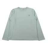 U.S. Polo Assn Shirt Girocollo tinta unita con Logo Verde Acqua per Bambino US42668 VERDE ACQUA U.S. POLO ASSN 