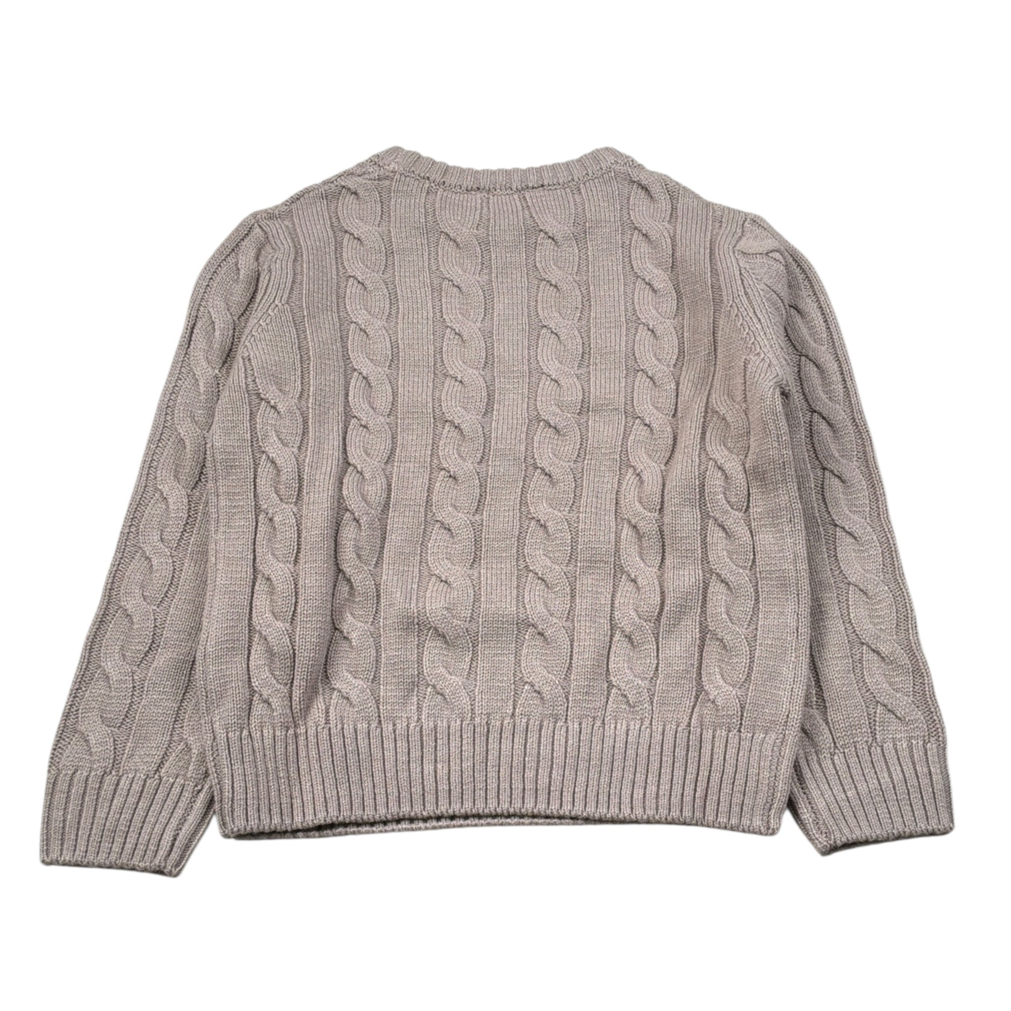 U.S. Polo Assn Maglia Girocollo tinta unita Fango per Bambina US426733 FANGO U.S. POLO ASSN 