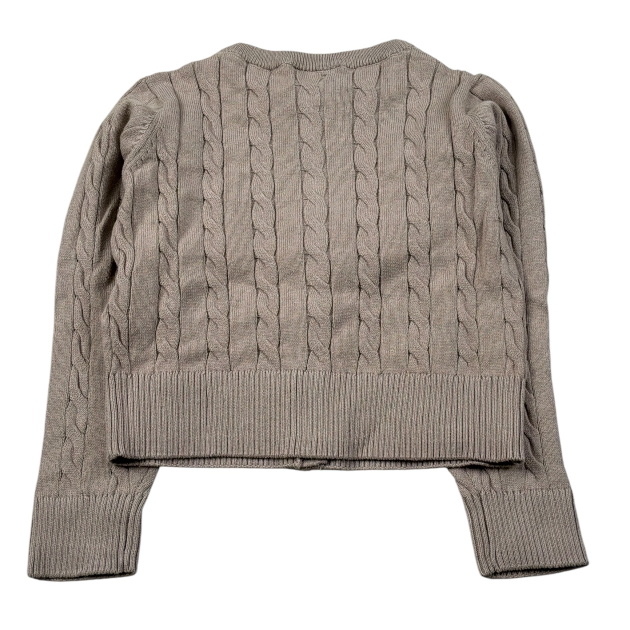 U.S. Polo Assn Cardigan tinta unita con Logo Beige per Neonata US42675 BEIGE U.S. POLO ASSN 