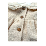 Valentina Bebes Cappotto tinta unita Panna per Bambina HADA148 PANNA VALENTINA BEBES 