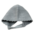 Valentina Bebes Cappello tinta unita con Ricami Grigio per Neonata PAPAP GRIGIO VALENTINA BEBES 