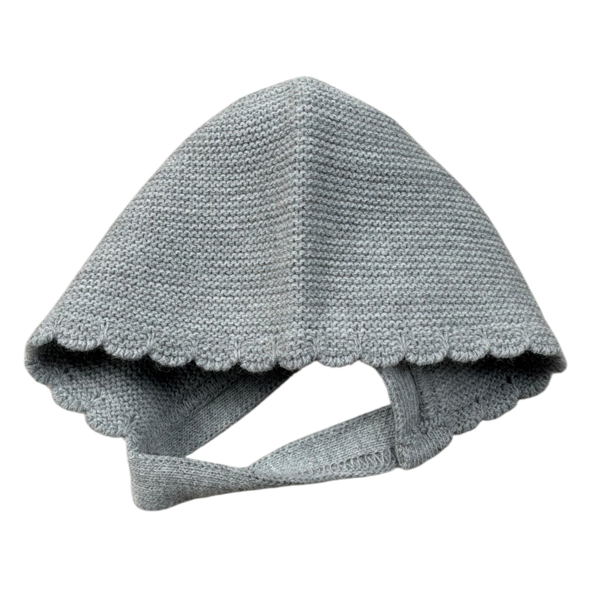 Valentina Bebes Cappello tinta unita con Ricami Grigio per Neonata PAPAP GRIGIO VALENTINA BEBES 
