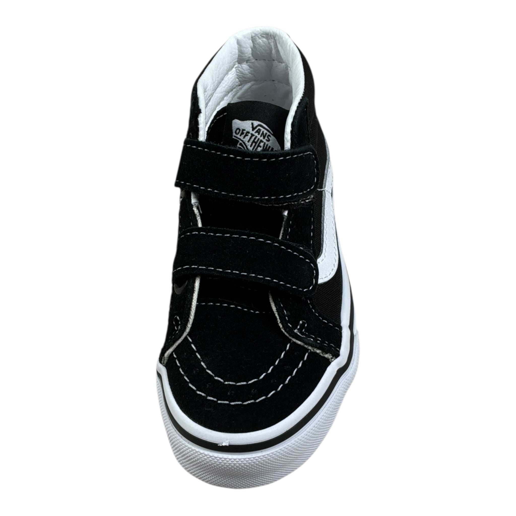 Vans Sneakers tinta unita con Strappi Nero per Bambino VN00018T6BT1 NERO VANS 