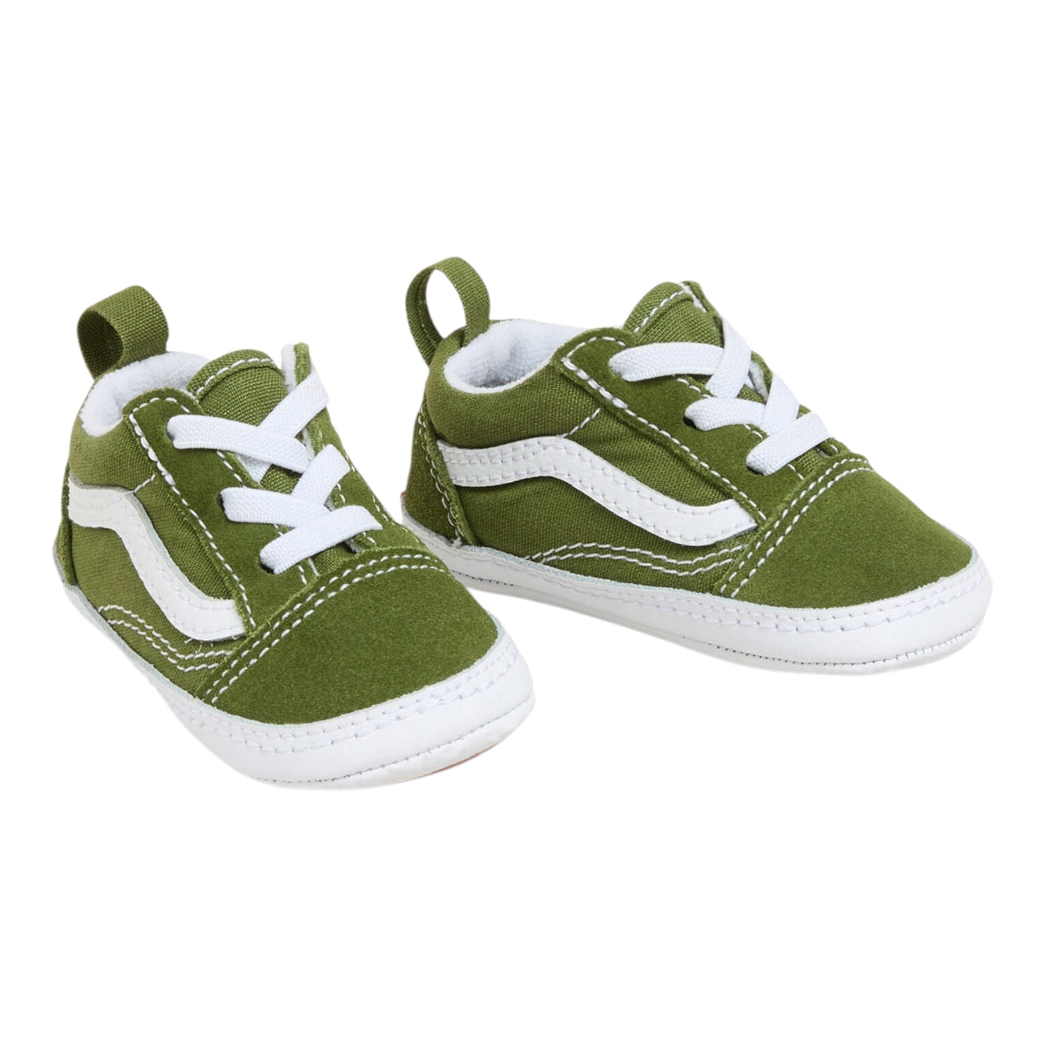 Vans Sneakers tinta unita con Lacci Verde per Neonato VN000CS5CIB1 VERDE VANS 