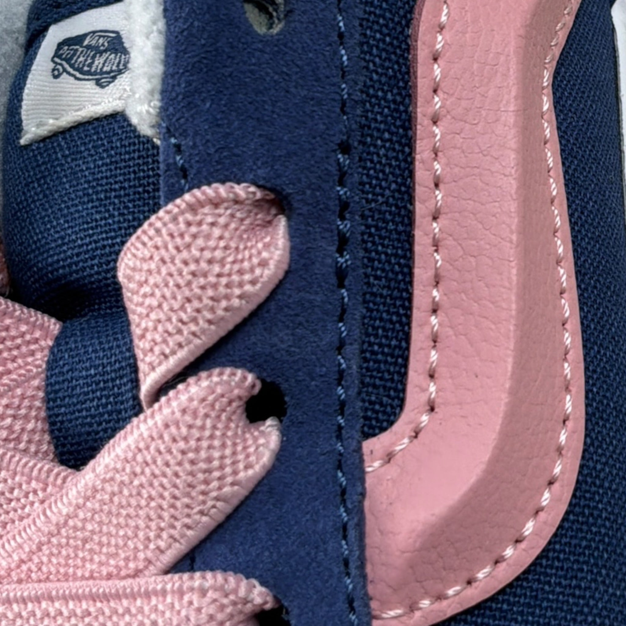 Vans Sneakers tinta unita con Lacci Blu per Bambina VN000D0K5TU1 BLU VANS 