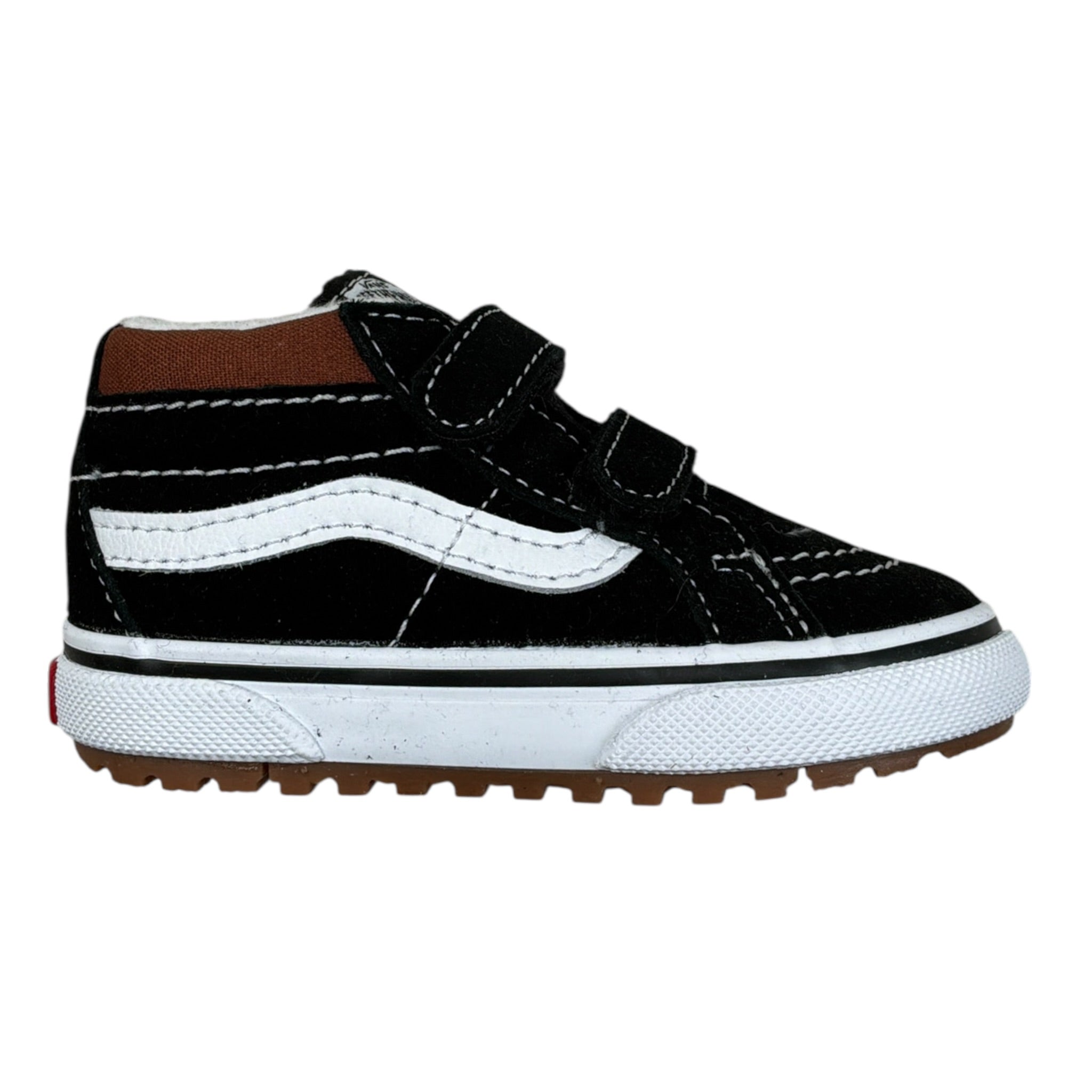 Vans Sneakers tinta unita con Strappi Nero per Bambino VN000D119S1 NERO VANS 