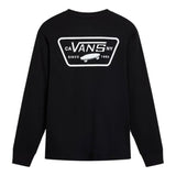 Vans Shirt Girocollo tinta unita con Logo Nero per Bambino VN000JCTBLK NERO VANS 