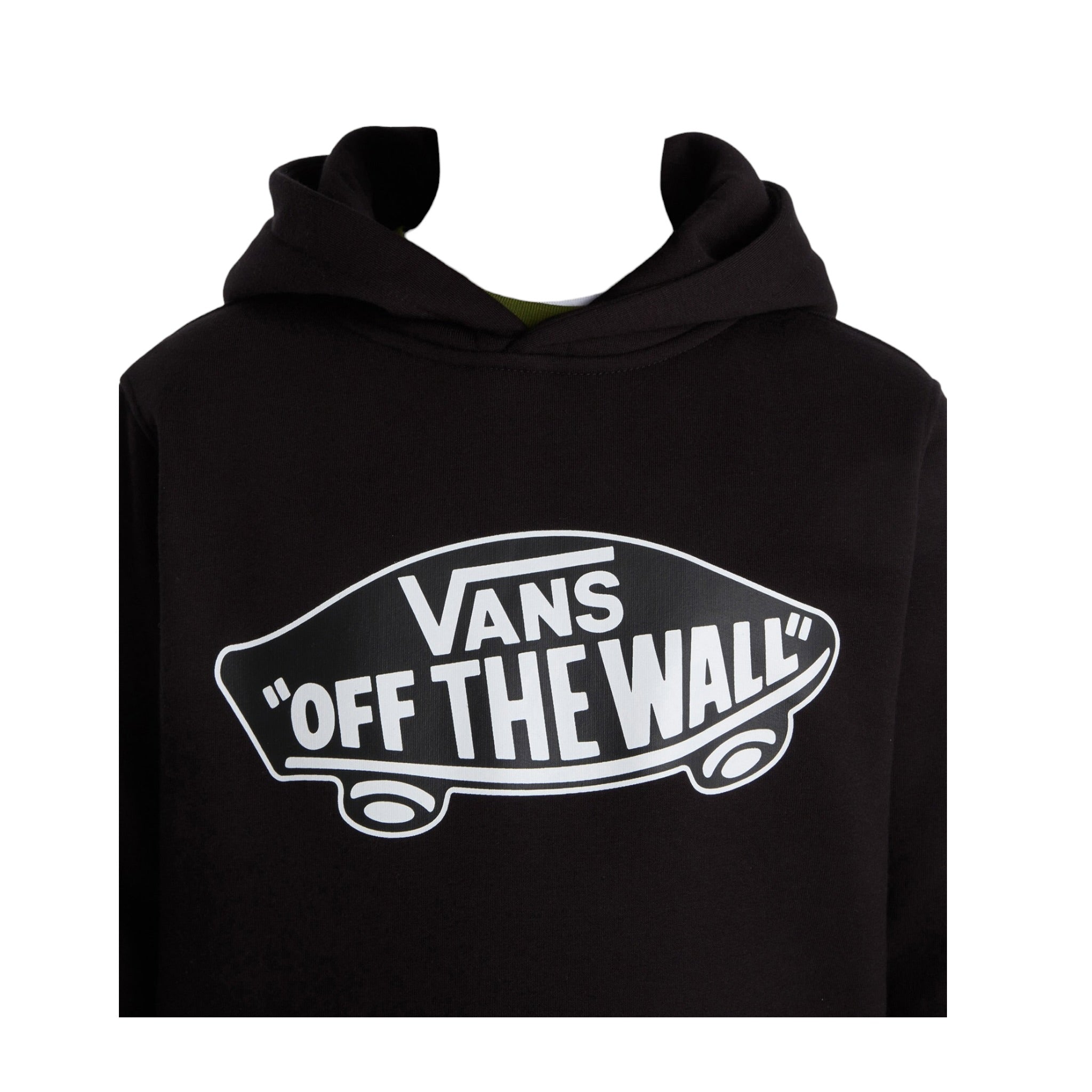 Vans Felpa Chiusa con Cappuccio tinta unita Nero per Bambino VN000JYDBLK NERO VANS 